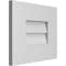 Ekena Millwork Vertical Surface Mount PVC Gable Vent: Non-Functional, w/ 3-1/2"W x 1"P Standard Frame, 14"W x 12"H GVPVE14X1201SN - alternate 5